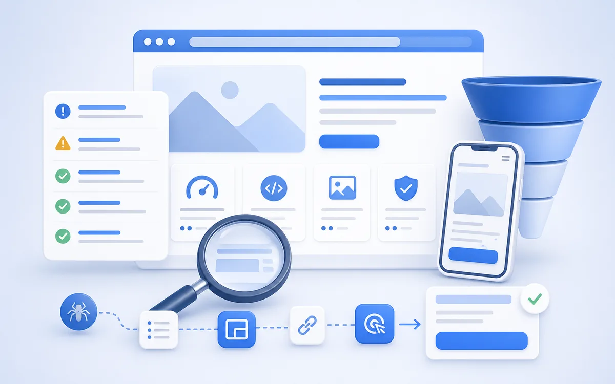 Website Conversion Fix Audit visual